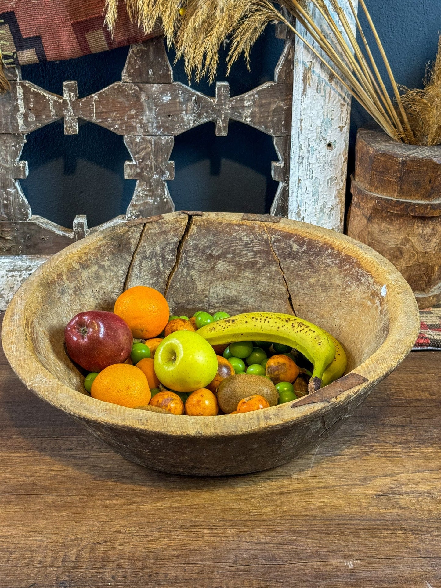 Walnut Wooden Round Plate, Vintage Fruit Plate, Wooden Presentation Plate, Rustic Wooden Fruit Plate, Wooden Serving Plate,Wooden Large Bowl